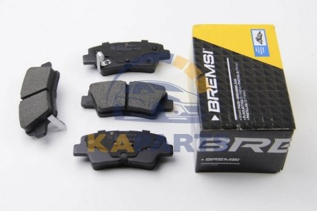 BP3471 BREMSI Тормозные колодки зад. Hyundai i30/i40 11-/Kia Ceed 12- (akebono)