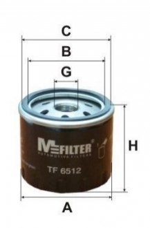 TF 6512 M-FILTER Фільтр оливний