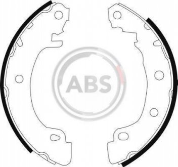 8988 A.B.S. Тормозные колодки зад. Renault Megane I 96-03,III 08- (Bendix)