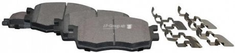 3563600610 JP GROUP Гальмівні колодки перед. Hyundai Accent/Kia Rio 05- (mando)