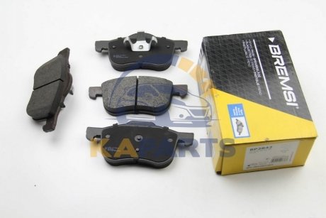 BP2842 BREMSI Тормозные колодки перед. Volvo S60/S80/V70/XC70 95-10 (ATE)