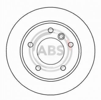 16339 A.B.S. Гальмівний диск задн. E46/E36/3 Series/Atalanta 57S/55 89-07