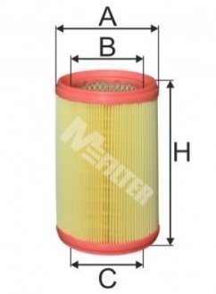 A 553 M-FILTER Фільтр повітряний 1.2i Kangoo 97-01/Clio 96-04/Twingo 96-