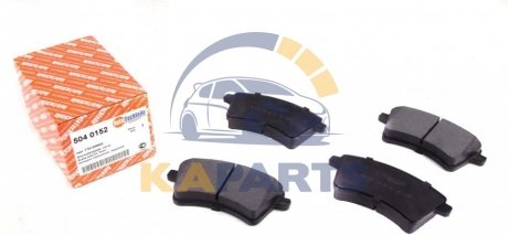 504 0152 AUTOTECHTEILE Колодки тормозные (передние) Renault Kangoo 1.5dCi 08-