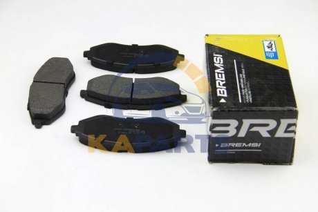 BP3111 BREMSI Тормозные колодки перед. Chevrolet Aveo 06- (akebono)