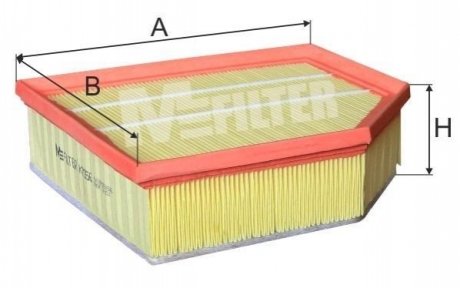 K 7056 M-FILTER Фильтр воздушный Volvo S60/V70II/XC70/XC90 2.4D 01-14