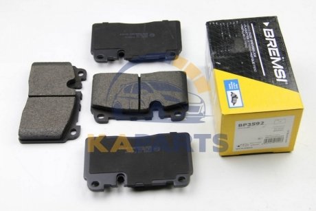 BP3592 BREMSI Тормозные колодки перед. Audi A6/A7/Q5 10- (Brembo)