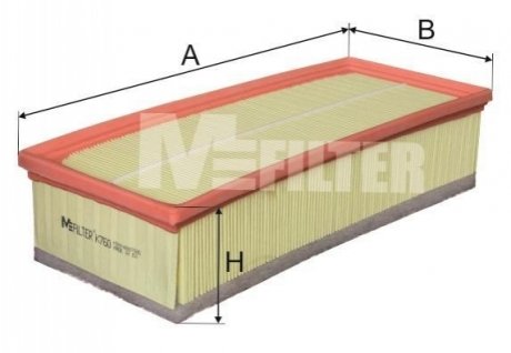 K 760 M-FILTER Фільтр повітряний Citroen C5/Peugeot 407 2.0 HDi 06-