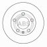 16883 A.B.S. Тормозной диск задн. A1/A2/A3/Bora/Cordoba (96-21) (фото 2)