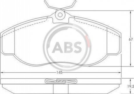 36941 A.B.S. Колодки тормозные пер. Discovery/Range Rover 94-04