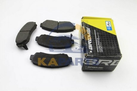 BP3258 BREMSI Гальмівні колодки перед. Honda CR-V 07- (akebono)