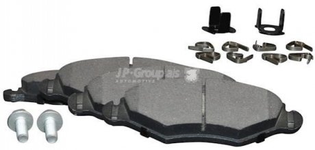 4163600910 JP GROUP Тормозные колодки перед. Peugeot 206 98- (bosch)