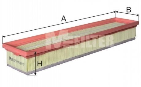 K 797 M-FILTER Фільтр повітряний Berlingo/Partner 1.6i 16V 08-