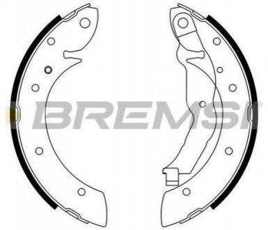 GF0077 BREMSI Гальмівні колодки зад. BMW 3(E36) 90-00 (TRW)