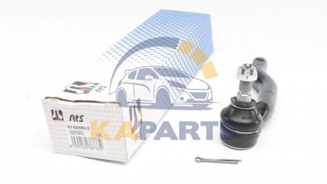 91-02593-2 RTS Наконечник рулевой тяги Toyota Camry 01-11 Л.