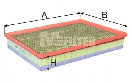 K 7053 M-FILTER Фільтр повітряний Master/Mascott 3.0dCi 02-