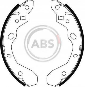 9066 A.B.S. Колодки тормозные задн. Protege/323 98-04