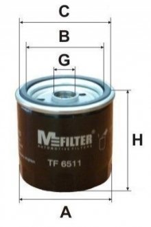 TF 6511 M-FILTER Фільтр масляний Toyota Corola/Camry/Avensis