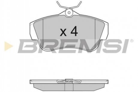 BP3284 BREMSI Тормозные колодки зад. Scudo/Expert 07-