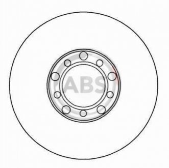 15740 A.B.S. Гальмівний диск перед. W114/W123 (67-87)