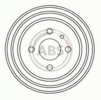 2373S A.B.S. Гальмівний барабан задн. Passat 93-96