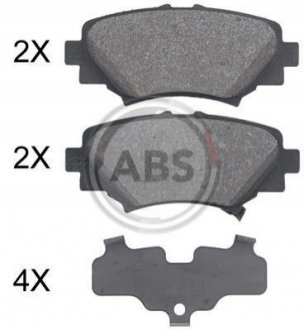 35032 A.B.S. Колодки тормозные задн. Mazda 3 16-