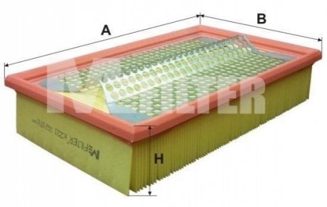 K 221 M-FILTER Фільтр повітряний E200/220 W124 M111