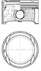 40839620 KOLBENSCHMIDT Поршень 0.50 VW Caddy 1.4 i 06-10