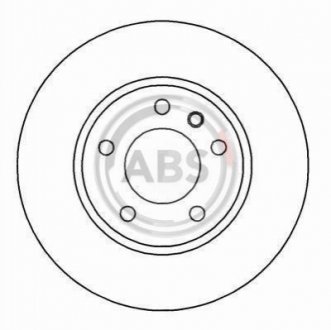 16263 A.B.S. Гальмівний диск перед. Omega 94-01