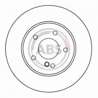 16571 A.B.S. Гальмівний диск задн. W210 96-03