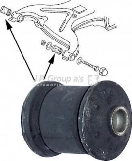 1150301000 JP GROUP Сайлентблок заднего рычага T3