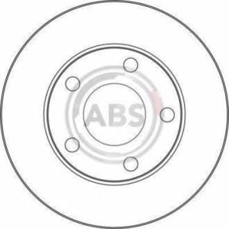 17056 A.B.S. Гальмівний диск задн. A6 99-05