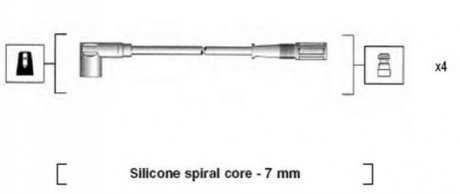 941095720610 MAGNETI MARELLI Комплект проводов зажигания