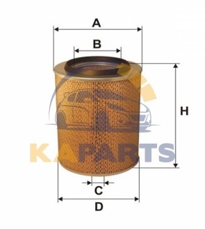 93351E WIX FILTERS Фільтр повітря