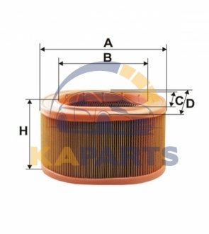 WA6007 WIX FILTERS Фільтр повітря