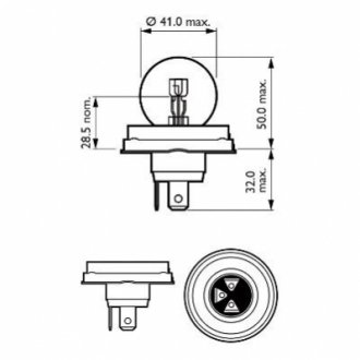 40085730 PHILIPS Автомобiльна лампа