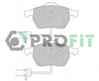 50001323 PROFIT Комплект тормозных колодок