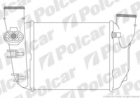 1325J81X Polcar Радиаторы воздуха (Интеркулеры)