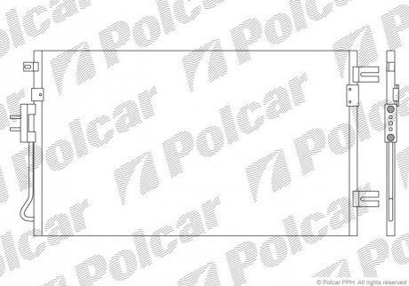 2421K8C1 Polcar Радиаторы кондиционера