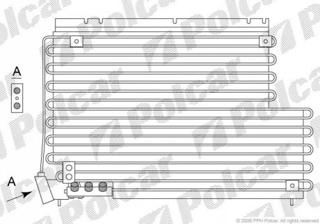 9032K8B4 Polcar Радиаторы кондиционера