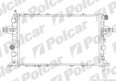 550808B4 Polcar Радиаторы охлаждения