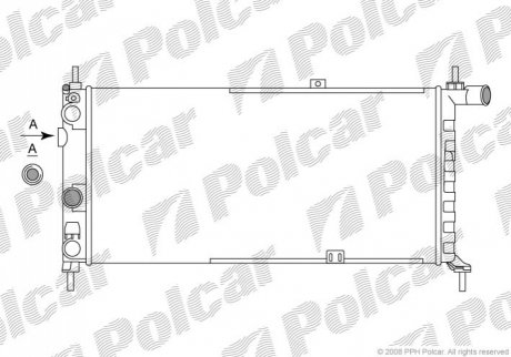 550508A4 Polcar Радиаторы охлаждения