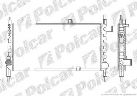 550508-1 Polcar Радиаторы охлаждения