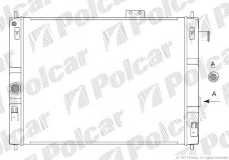 550408-4 Polcar Радиаторы охлаждения