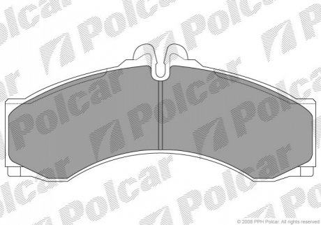 S70-2022 Polcar Тормозные колодки