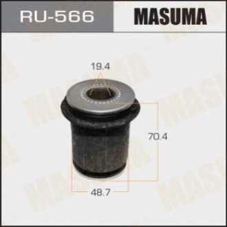 RU566 MASUMA Сайлентблок переднего нижнего рычага передний Toyota FJ Cruiser (06-09), Land Cruiser Prado (02-09) (RU566) MASUMA