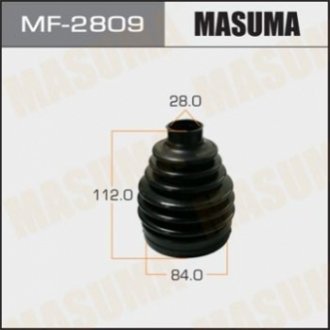 MF2809 MASUMA Пыльник ШРУСа наружный(пластик)+спецхомут Mitsubishi ASX (10-), Lancer (10-15), Outlander (09-) (MF2809) MASUMA