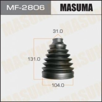 MF2806 MASUMA Пыльник ШРУСа внутренний(пластик)+спецхомут Toyota FJ Cruiser (06-09), Land Cruiser Prado (02-) (MF2806) MASUMA