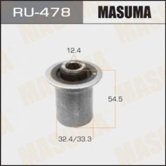 RU478 MASUMA Сайлентблок заднего поперечного рычага Toyota Auris (06-), Avensis (08-), RAV 4 (05-16) (RU478) MASUMA