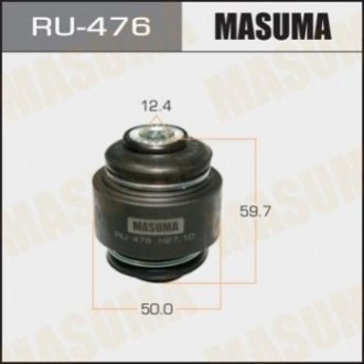 RU476 MASUMA Сайлентблок задней цапфы (плавающий) Toyota Auris (06-), Avensis (08-), RAV 4 (05-16) (RU476) MASUMA